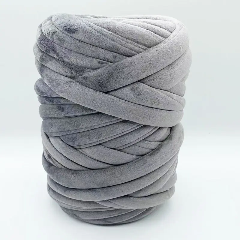 手編み編み編み編み分厚い編み糸結び目枕毛布ペットハウスのための巨大な分厚い綿のチューブ糸