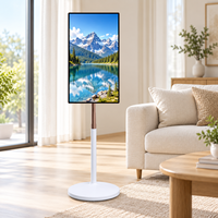 Téléviseur intelligent à écran tactile rotatif de 27 à 32 pouces, Android 11, 4 Go de RAM, écran Full HD 4K avec support réglable en hauteur pour la maison