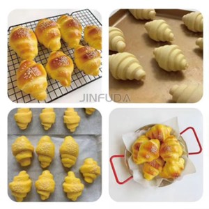 Machine à étaler la pâte à croissants électrique professionnelle, mini équipement de pâtisserie <span class=keywords><strong>pour</strong></span> la formation de croissants, état neuf <span class=keywords><strong>pour</strong></span> utilisation en boulangerie - Product Image 6
