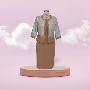 New Arrivals Design Fashion Mother of the Bride <b>Plus</b> <b>Size</b> Occasional Women Church <b>Dresses</b> Suit for Church Wedding - Product Image 2