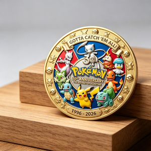 Pièce de monnaie commémorative du 30e anniversaire de l'anime, plaquée or, pièce de collection avec design de personnage fantastique, édition limitée, souvenir - Product Image 2