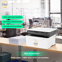 1188W untuk H P A4 Printer Laser Hitam Putih All-in-one untuk Mencetak, Menyalin, Memindai, Printer Kantor Rumah dengan Jaringan Nirkabel