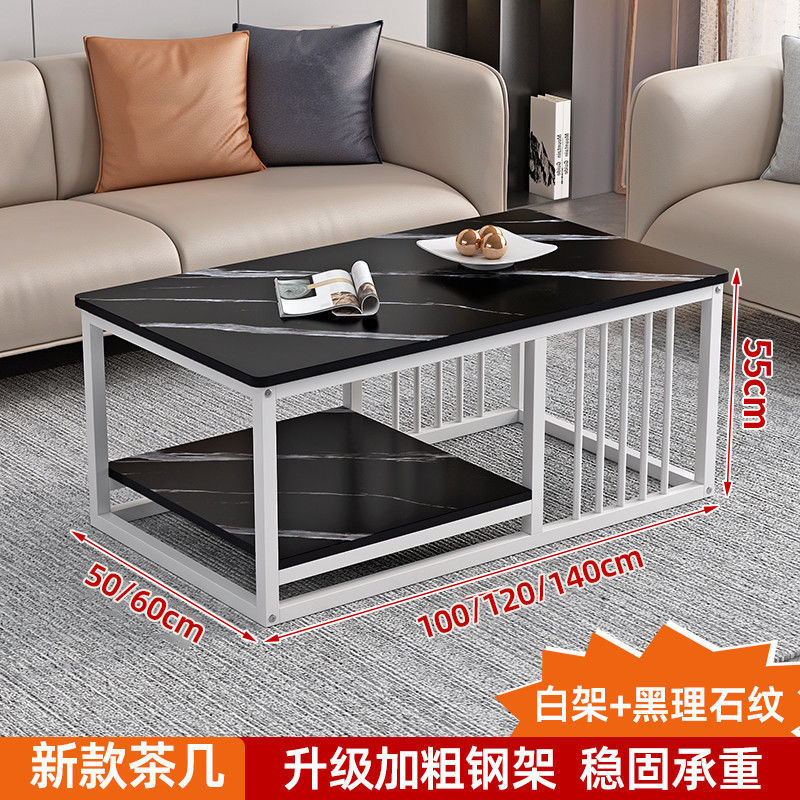 Motif marbre noir avec cadre blanc