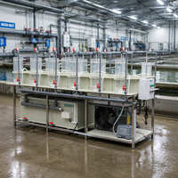 Système d'incubation de pots à œufs en PP de qualité alimentaire durable Cowater, modèle optimal pour les opérations d'écloserie de poissons à petite échelle CW-FH-05