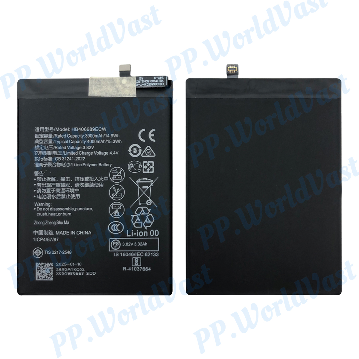 for Huawei Y9 2019 HB406689ECW Battery