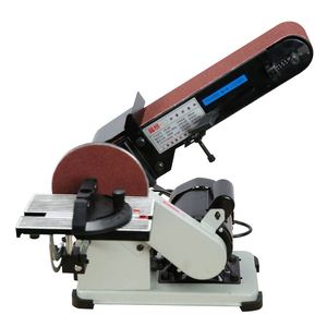 Lijadora de Banda y Disco Eléctrica de 450W para Palés de Madera, 4x6 Pulgadas, Ancho de Banda de 6 Pulgadas, Disco de 9 Pulgadas, Grado Industrial, 1 Año de Garantía, Fácil de Usar - Product Image 4