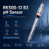 Électrode de pH industrielle avec raccord de processus PG13.5, compensation de température par résistance thermique pour des lectures stables