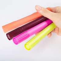 Échantillon Gratuit XY – Offre Spéciale Stylos POP – Marqueurs Permanents à Base d'Huile 12/24 Couleurs – Stylo Afficheur à Double Pointe Large pour Papier