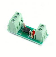 Módulo de Aislamiento Fotoeléctrico de 1 Canal PC817 EL817 3V-5V 12V 24V con Soporte para Riel, para PLC y Placa de Control de Motor