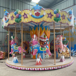 互联网-著名的豪华室内/室外旋转木马游乐设备，用于家庭购物中心公园游乐场广场摊位 - Product Image 2
