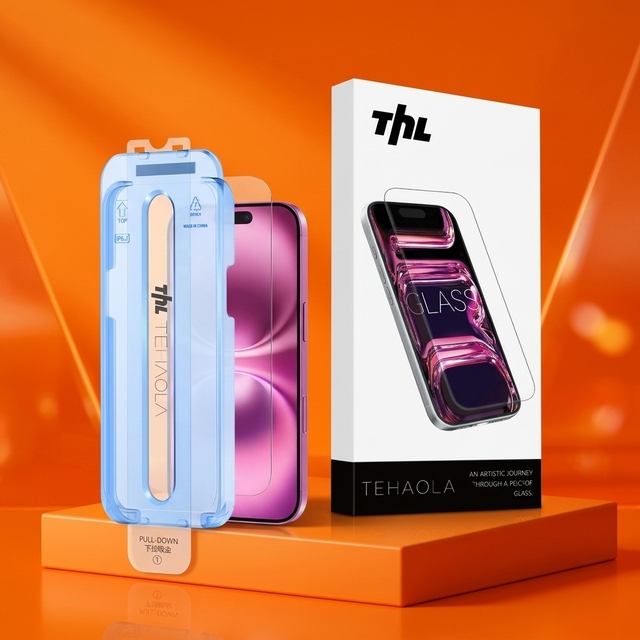 Screen Protector Tempered 2.5D HD Glass Borderless Easy Install Anti Drop for iPhone 12 13 14 15 16 17 18 Pro Max Applicator Kit