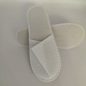 하이 퀄리티 호텔 원 타임 슬리퍼 부드럽고 편안한 미끄럼 방지 단독 폐쇄 발가락 산호 양털 슬리퍼 홈스테이 - Product Image 4