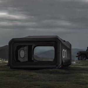 Fabrika özelleştirilmiş taşınabilir şişme kamp çadırı nefes alan kapsül tasarım su geçirmez naylon pamuk açık maceraları - Product Image 2