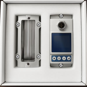 Industriële klem-op ultrasone debietmeter voor waterbalans, hydraulische debietbewaking met temperatuursensor en datalogger - Product Image 3