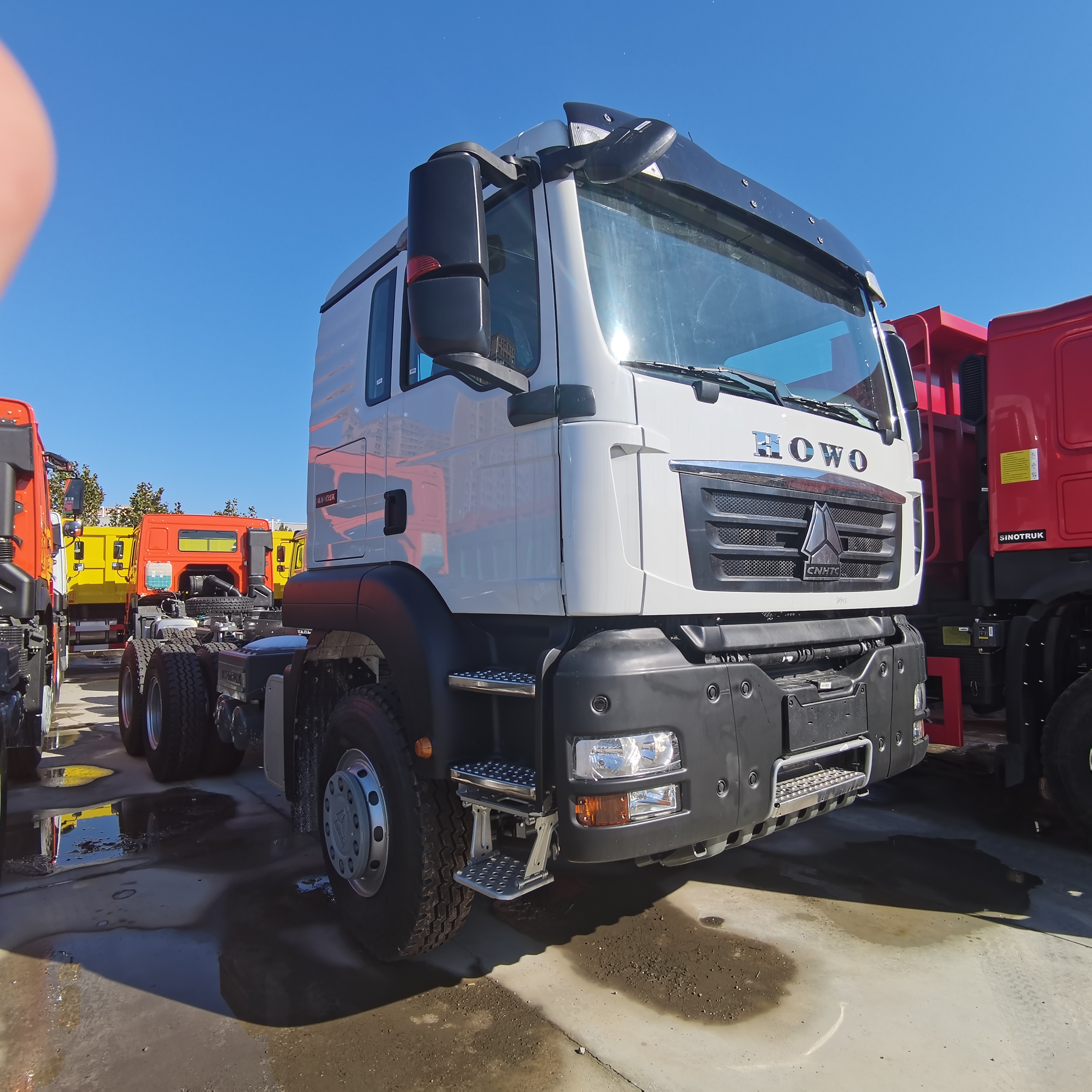 sinotruk howo重型10轮车6x4 420hp拖车卡车头牵引车 - buy sinotruck