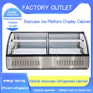 Gabinete de exhibición de alimentos escalonado de cafetería De restaurante de hotel recientemente actualizado y gabinete de conservación de alimentos - Product Image 5