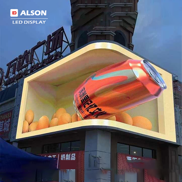 ALSON LED LED VISUAL Naked Eye 3D LED Display Screen High Quality Fixed Outdoor 3D Led Billboard Advertising LED Display Screen
