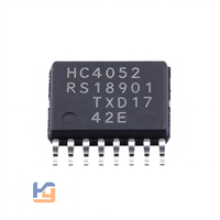 Multiplexeur/Démultiplexeur Analogique Double 4 Canaux 74HC4052PW TSSOP-16 SMD IC Original en Stock