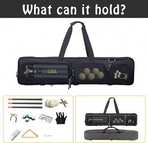 Étui de queue de billard portable robuste et étanche, certifié BSCI, avec bandoulière réglable et design tendance pour le billard - Product Image 4