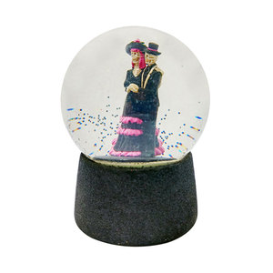 Globe de neige transparent personnalisé en résine, peint à la main, écologique, en forme de boule/sphère, motif squelette, pour Halloween et la Toussaint, tendance - Product Image 2