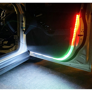 Dual-color LED car door flowing <b>light</b> warning <b>light</b>, high brightness, anti-collision flashing <b>light</b> strip, daytime running <b>light</b> - Product Image 5
