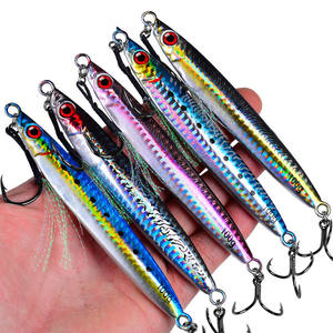 <span class=keywords><strong>Esca</strong></span> <span class=keywords><strong>Artificiale</strong></span> Metallica 3D a Lancio Lungo e Affondamento Rapido per la <span class=keywords><strong>Pesca</strong></span> a Traina di Sgombri, 17g, 21g, 28g, 35g, 45g, 60g, 80g, 100g, 5 Colori - Product Image 1
