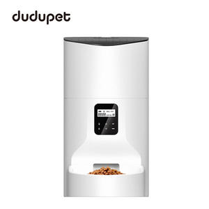 Dudupet Distributeur automatique de nourriture pour animaux de compagnie intelligent 7L avec contrôle par application Blanc Transparent - Product Image 2