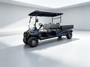Carrito de Golf Eléctrico Todoterreno 4x4 con Plataforma de Carga para Trabajo en Granjas de Montaña y Caminos No Públicos - Product Image 6