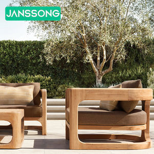 Meubles d'extérieur en <span class=keywords><strong>teck</strong></span>, mobilier de restaurant, bar, hôtel de luxe, tables et chaises, fournitures de mobilier moderne, ensemble de salle à manger en bois pour l'extérieur - Product Image 2