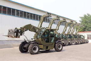 Cargador de Cuatro Ruedas con Pluma Telescópica de 3 Toneladas y 3.5 Toneladas, Montacargas Telescópico Multifuncional con Altura de Elevación de 7m, 10m, 14m y 18m - Product Image 6