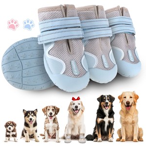 Dog <strong>Shoes</strong> with Breathable Mesh That Won't Fall off Non slip Rubber <strong>Pet</strong> <strong>Shoes</strong> That Are Lightweight and Comfortable for Dogs - Product Image 1