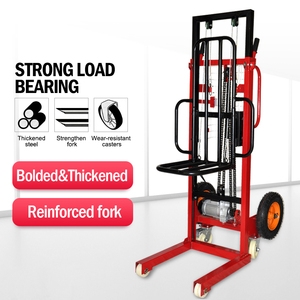 Comodidad simple apilador eléctrico de la carretilla elevadora de elevación de <span class=keywords><strong>100KG</strong></span> 200KG - Product Image 2