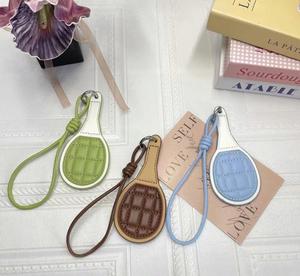 Braided PU Keychain, Tennis Racket Hanger, Sports <b>Key</b> <b>Ring</b> for Players - Product Image 1