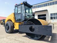 Article populaire : Rouleau compresseur monocylindre 12 tonnes, 110 kW, à double entraînement, pour la construction routière et industrielle