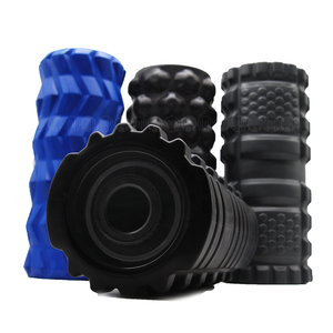 GRASSFIT private labebling <span class=keywords><strong>massaggio</strong></span> dei tessuti profondi <span class=keywords><strong>rullo</strong></span> <span class=keywords><strong>muscolare</strong></span> elettrico <span class=keywords><strong>rullo</strong></span> in schiuma EVA vibrante nero <span class=keywords><strong>per</strong></span> fitness home gym - Product Image 5