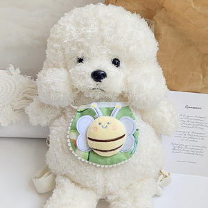 Bavoir pour animaux de compagnie en forme de <span class=keywords><strong>chien</strong></span> et de chat en dessin animé 3D, serviette à salive pour animaux de compagnie, é<span class=keywords><strong>charpe</strong></span>, nœud papillon, accessoires en fibre de polyester - Product Image 3