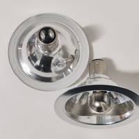 Lampe COB 5W sans stroboscope, culot AR70, DC/AC 12V, projecteur LED en aluminium BA15D, angle de faisceau 24/8, 3000K-6000K pour grille résidentielle
