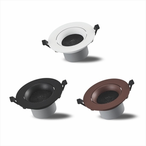 Xuống ánh sáng chết đúc nhôm COB LED <span class=keywords><strong>Downlight</strong></span> lõm vòng trắng <span class=keywords><strong>TRIM</strong></span> BRIGHT Dimmable có thể điều chỉnh Spotlight - Product Image 1