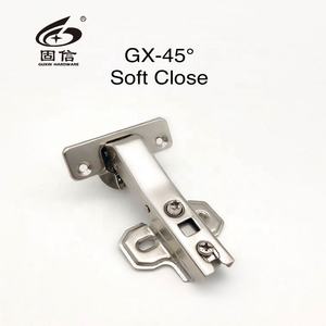 Charnière d'angle spéciale à fermeture douce pour meubles, charnière d'angle de cuisine à 45 degrés - Product Image 4