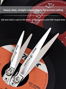 Tijeras de Peluquería Profesionales Taiwan Huo Dong, Doble Uso para Cabello Seco/Húmedo, 55 Pulgadas, Diseño de Precisión para Adelgazar y Cortar Recto - Product Image 4