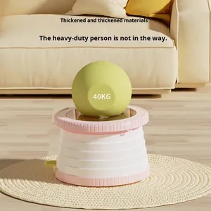Inodoro pequeño de plástico plegable portátil para niños para salidas Orinal de viaje para bebés masculinos y femeninos - Product Image 5