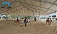 Cassette VIP pour aire de jeux extérieure 30X45m Plancher en bois pour tente de fête d'événement tente de mariage tente d'église