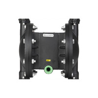 Pompe d'irrigation pneumatique portable à diaphragme basse pression en acier moulé (CS) robuste de 1 pouce pour usage agricole, résistante à l'abrasion des liquides et au sable