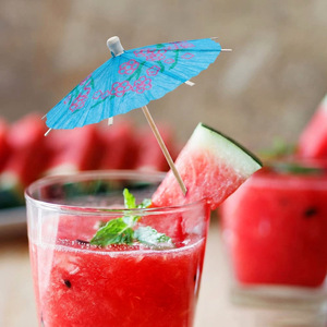 <span class=keywords><strong>Sombrillas</strong></span> <span class=keywords><strong>para</strong></span> Cócteles, <span class=keywords><strong>Sombrillas</strong></span> de Madera Maciza y Papel Encerado <span class=keywords><strong>para</strong></span> Decoración de Cócteles, Brochetas de Frutas <span class=keywords><strong>para</strong></span> Pastel, 100 Unidades por Bolsa - Product Image 2