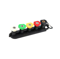 Buse rotative à sept couleurs, buse turbo, nettoyeur haute pression pour la maison, nettoyage du sol, écorce d'arbre, outil de nettoyage de voiture