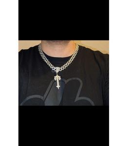 925 Sterling <b>Silver</b> <b>Mens</b> Hip Hop VVS Moissanite Diamond Letter <b>Pendant</b> Iced VVS Clarity Fine Jewelry Party Accessory - Product Image 6