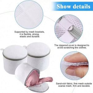 Wholesale Fine Mesh Bra Laundry Bag <b>Machine</b> Washing Anti Deformation Underwear Wash Bag - Product Image 4