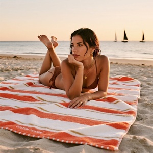 Tùy Chỉnh Được Thiết Kế Nhanh Chóng Làm Khô Phòng Tập Thể Dục Tắm <span class=keywords><strong>Mat</strong></span> Mùa Hè Yoga Chăn Với Tua Nhiệt đới Phong Cách Kỹ Thuật Số In Bãi Biển Khăn Cho Phòng Tập Thể Dục Sử Dụng - Product Image 3