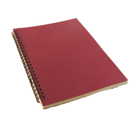 Carnet à spirale en cuir PU avec logo personnalisé, couverture rigide imprimée, formats B5, A4, A5, A6, avec feuilles mobiles, papier artistique, stylo, pour les études de mathématiques