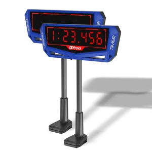 QY Display LED profesional, tampilan untuk turnamen magic speed cube terhubung ke timer